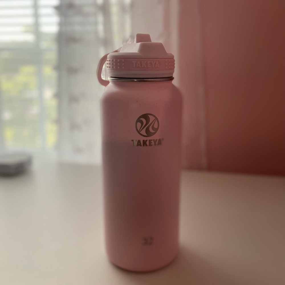 Takeya Pink Water Bottle
